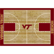 Virginia Tech Hokies 6' x 8' Courtside Rug