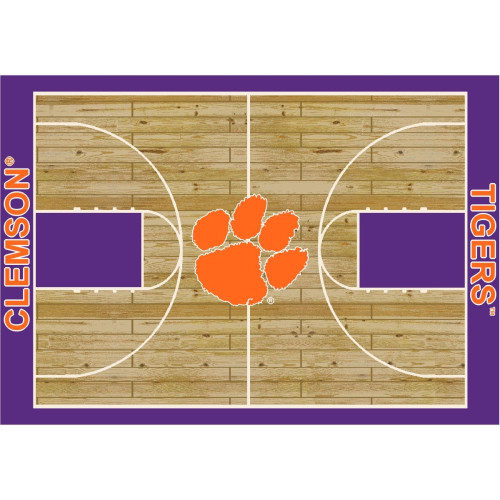 Clemson Tigers 6' x 8' Courtside Rug