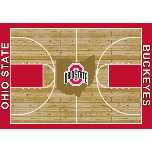 Ohio State Buckeyes 6' x 8' Courtside Rug