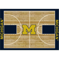 Michigan Wolverines 6' x 8' Courtside Rug