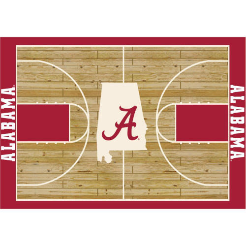 Alabama Crimson Tide 6' x 8' Courtside Rug