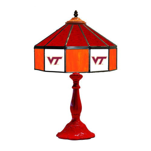 Virginia Tech Hokies 21" Glass Table Lamp