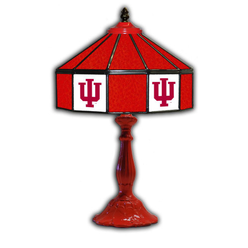 Indiana Hoosiers 21" Glass Table Lamp