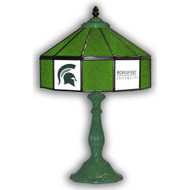 Michigan State Spartans 21" Glass Table Lamp