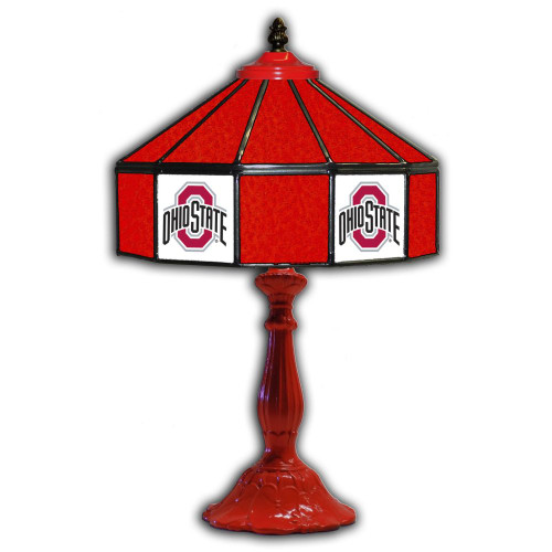 Ohio State Buckeyes 21" Glass Table Lamp