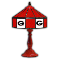 Georgia Bulldogs 21" Glass Table Lamp