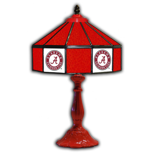 Alabama Crimson Tide 21" Glass Table Lamp