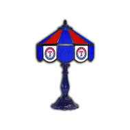 Texas Rangers 21" Glass Table Lamp