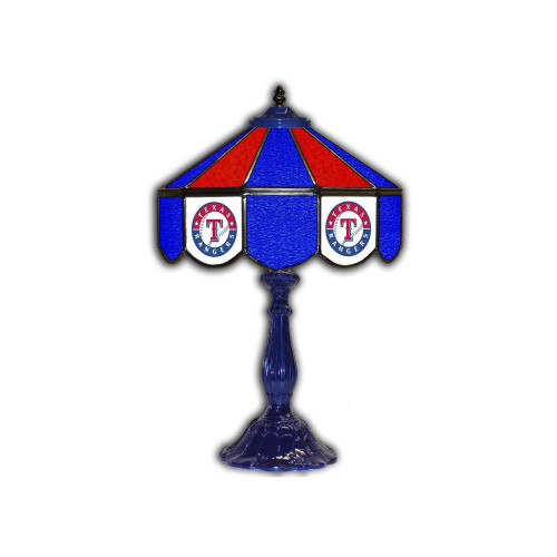 Texas Rangers 21" Glass Table Lamp