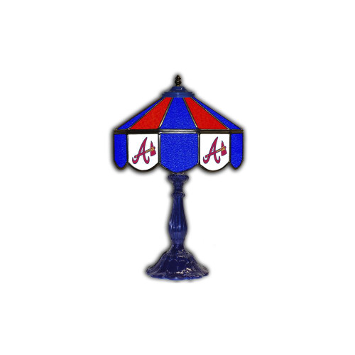 Atlanta Braves 21" Glass Table Lamp