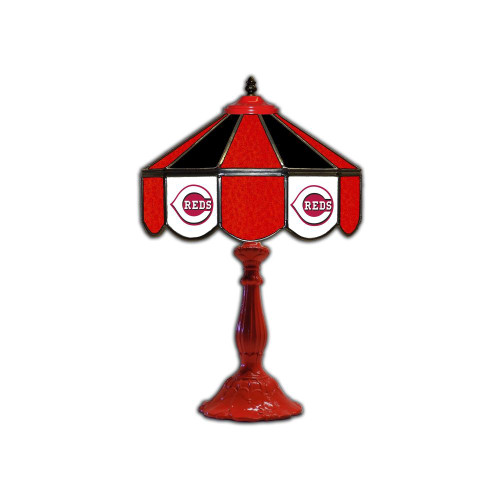 Cincinnati Reds 21" Glass Table Lamp
