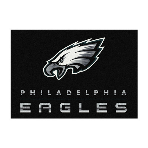 Philadelphia Eagles 6' x 8' "Chrome" Rug