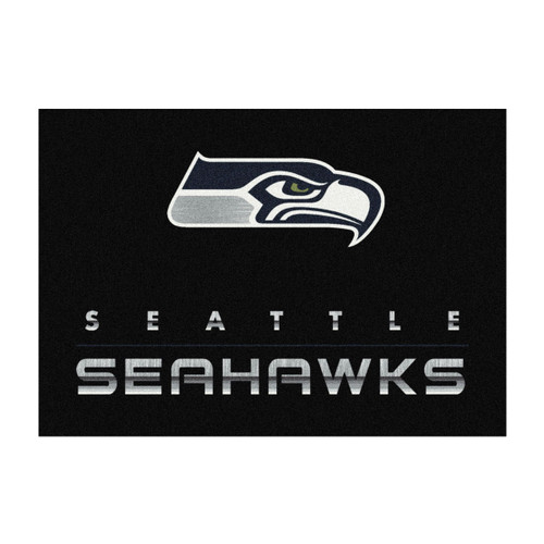 Seattle Seahawks 6' x 8' "Chrome" Rug