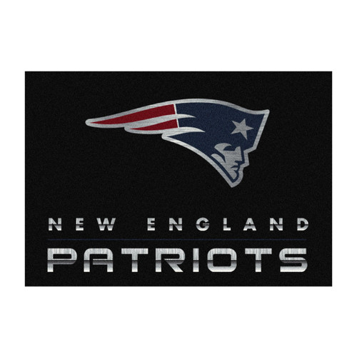 New England Patriots 6' x 8' "Chrome" Rug