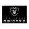 Las Vegas Raiders 6' x 8' "Chrome" Rug Las Vegas Raiders 6' x 8' "Chrome" Rug
