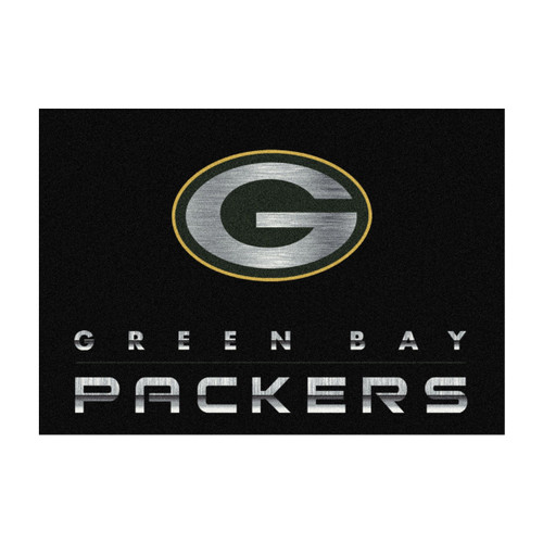 Green Bay Packers 6' x 8' "Chrome" Rug
