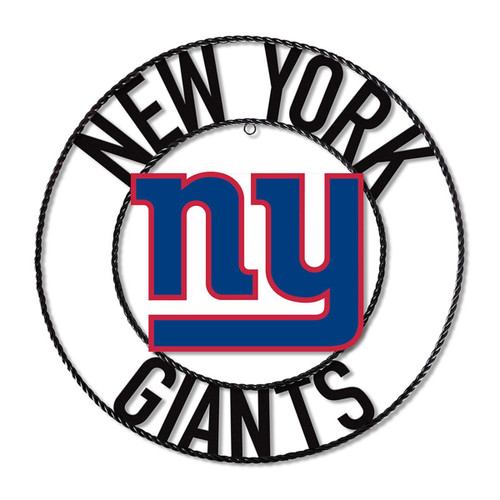 New York Giants Wrought Iron Wall Art