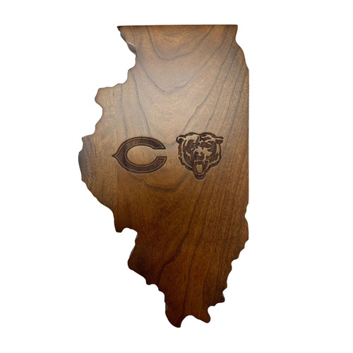 Chicago Bears Wooden Magnetic Key Holder