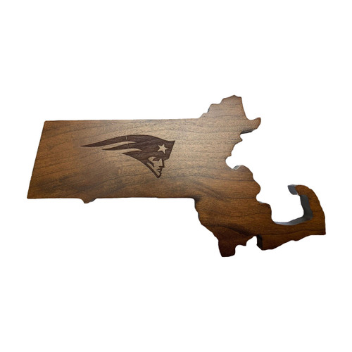 New England Patriots Wooden Magnetic Key Holder