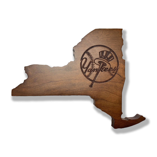 New York Yankees Wooden Magnetic Key Holder