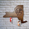 New York Yankees Wooden Magnetic Key Holder