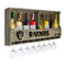 Las Vegas Raiders Reclaimed Wood Bar Shelf Las Vegas Raiders Reclaimed Wood Bar Shelf
