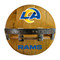 Los Angeles Rams Oak Bar Shelf Los Angeles Rams Oak Bar Shelf