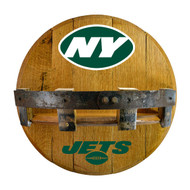 New York Jets Oak Bar Shelf 