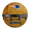 New England Patriots Oak Bar Shelf