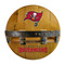 Tampa Bay Buccaneers Oak Bar Shelf Tampa Bay Buccaneers Oak Bar Shelf