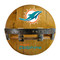 Miami Dolphins Oak Bar Shelf Miami Dolphins Oak Bar Shelf