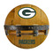 Green Bay Packers Oak Bar Shelf Green Bay Packers Oak Bar Shelf