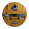 Vancouver Canucks Oak Bar Shelf Vancouver Canucks Oak Bar Shelf