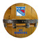 New York Rangers Oak Bar Shelf New York Rangers Oak Bar Shelf