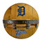 Detroit Tigers Oak Bar Shelf