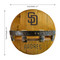 San Diego Padres Oak Bar Shelf