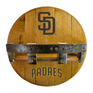 San Diego Padres Oak Bar Shelf