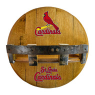 St. Louis Cardinals Oak Bar Shelf