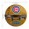 Chicago Cubs Oak Bar Shelf
