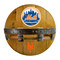 New York Mets Oak Bar Shelf