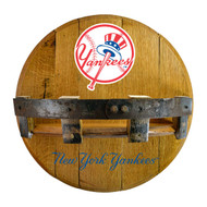 New York Yankees Oak Bar Shelf