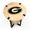 Georgia Bulldogs Side Table with Charger