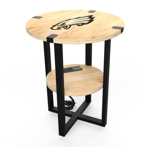 Philadelphia Eagles Side table with Charger