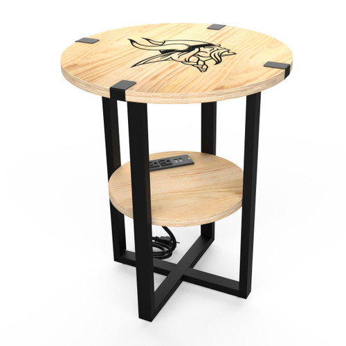 Minnesota Vikings Side table with Charger