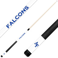 Air Force Falcons Custom Engraved White Billiard Cue - Blue