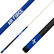 Air Force Falcons Custom Engraved Blue Billiard Cue - White