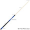 Air Force Falcons Custom Engraved Blue Billiard Cue - White