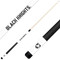 Army Black Knights Custom Engraved White Billiard Cue - Black