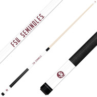 Florida State Seminoles Custom Engraved White Billiard Cue - Garnet