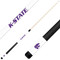Kansas State Wildcats Custom Engraved White Billiard Cue - Purple